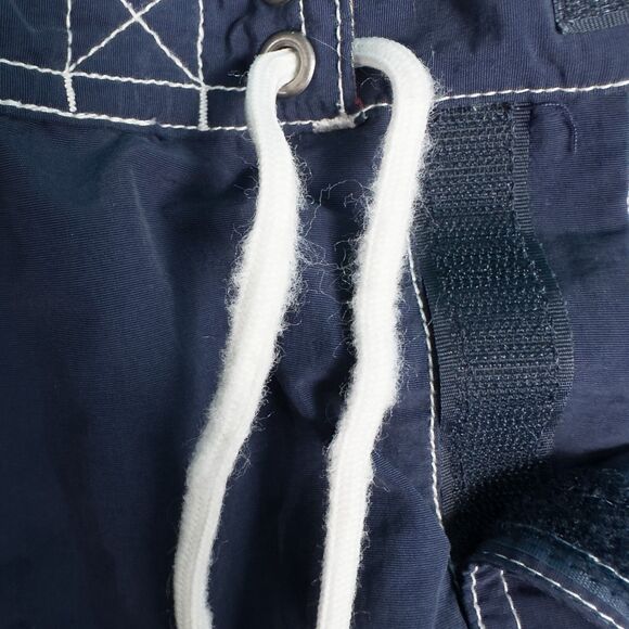 Polo Ralph Lauren Cargo Swim Trunks Mens XL Navy Blue Drawstring Mesh Lined Pony - Picture 8 of 16